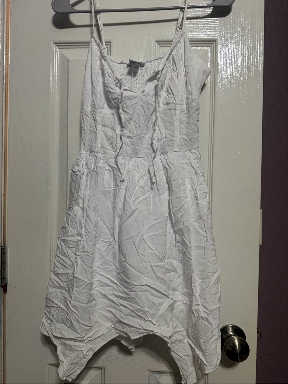 Rue21 White Spaghetti-Strap Mini Dress